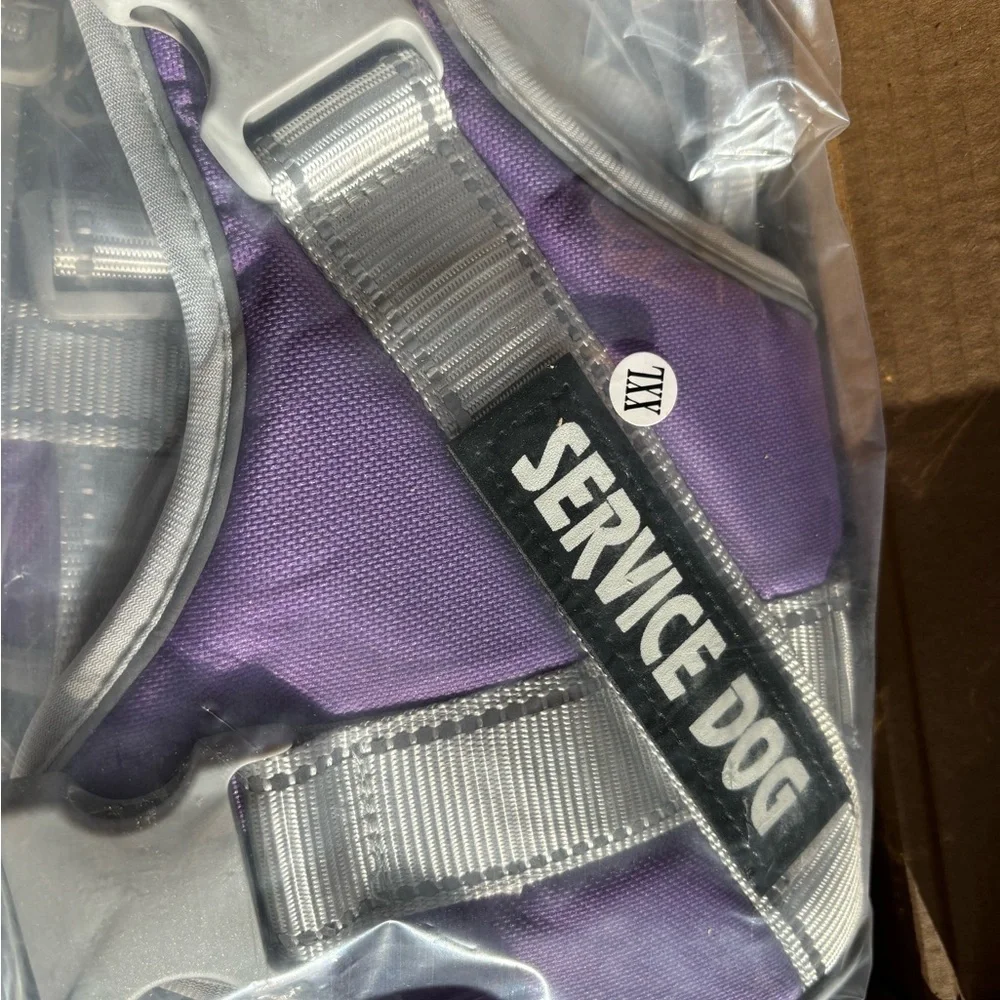 No Pull Reflective Adjustable Soft Mesh Dog Harness and Leash Set service dog XL